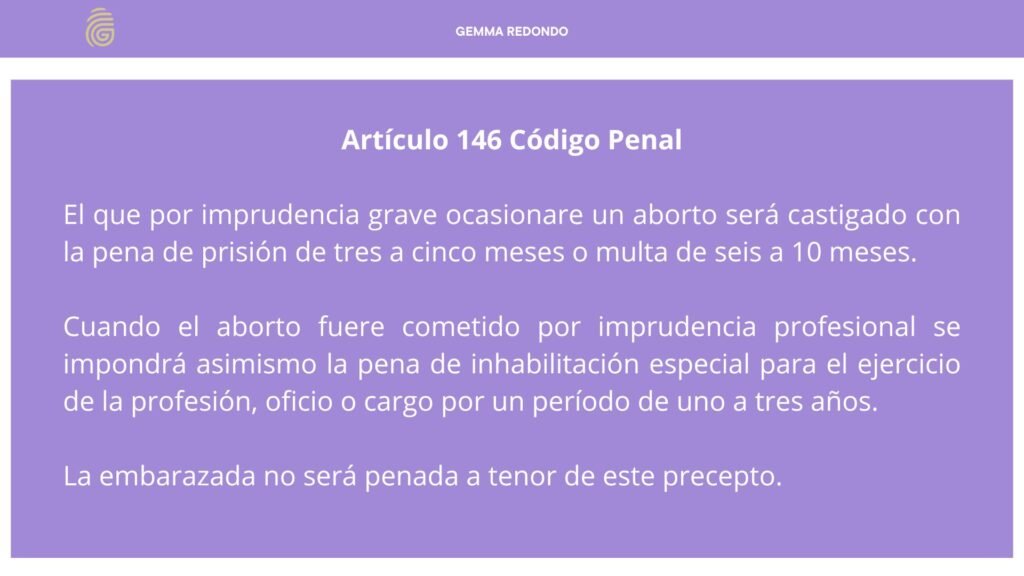 Artículo 146 Código Penal