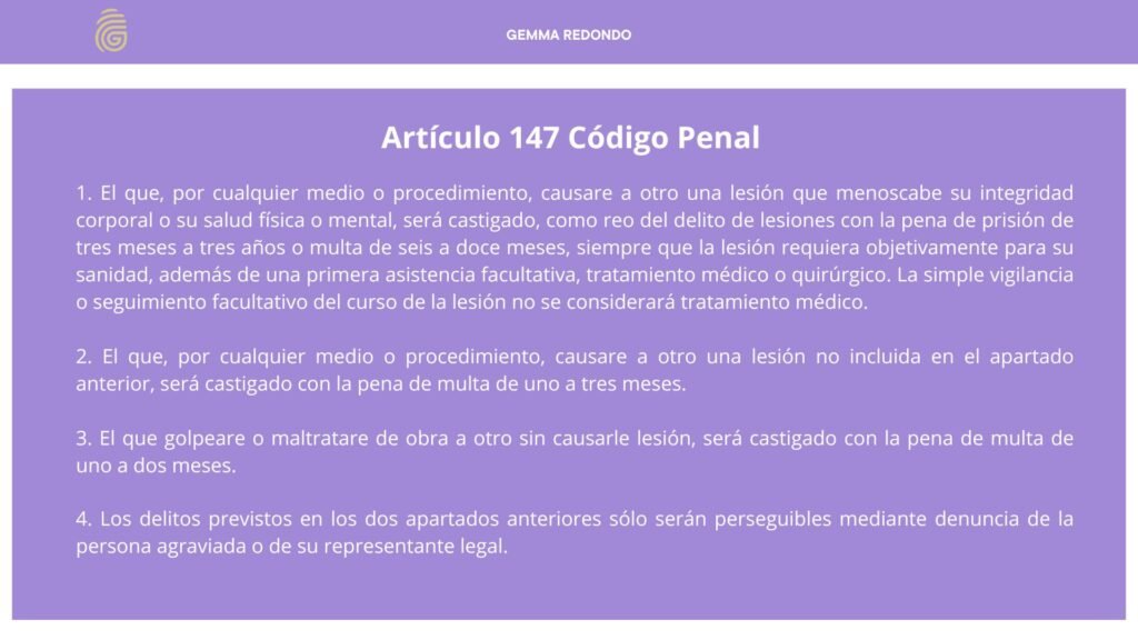 Artículo 147 Código Penal