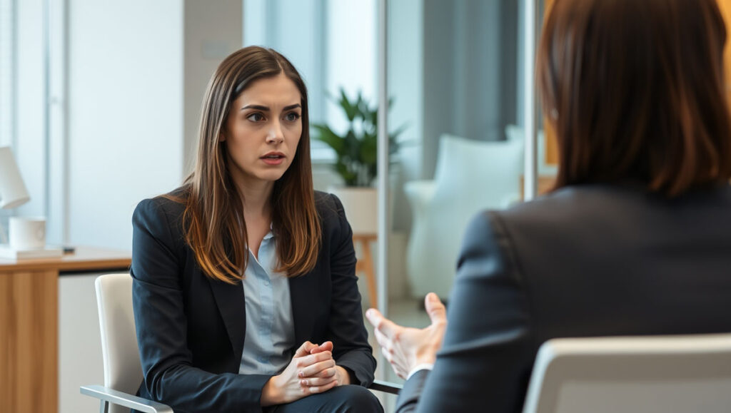 Mujer se molesta por la oferta que salarial le hace la entrevistadora y le discrimina por su discapacidad no visible